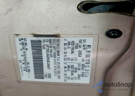 1997 Ford Ranger z USA, uszkodzony, nr VIN 1FTCR10A2VUD15657